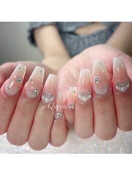 クイーンズビューティーサロン 新宿本店(Queen's beauty salon)/チップ長さ出し10本やり放題