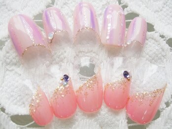 ネイルサロン ヴェリィ 横浜店(NAIL SALON Very)/ブライダルネイル幅広ART¥7040～