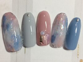 天然石パーツネイル