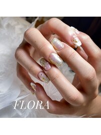 キラキラ星ネイル