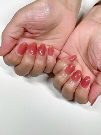 うる艶ワンカラーネイル