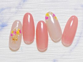 押し花ネイル