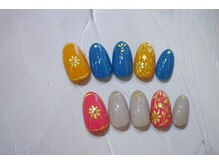 ブリオン 六本松店(Bullion)/アンティークフラワーネイル