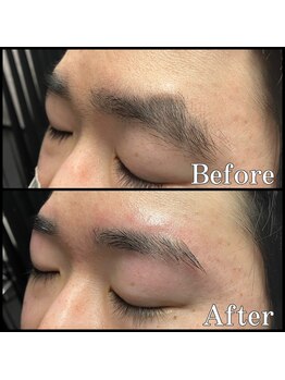 眉毛男子 新宿店/眉毛【 before / after 】