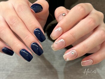 エクラス 銀座(Heclats)/ネイビー/シルバー/ミラー