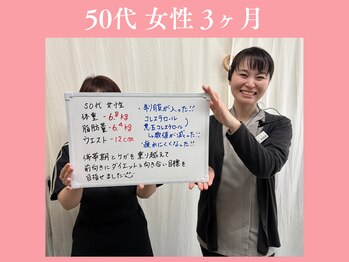 整体なかきど 広川店/50代女性 体重-6.8kg♪