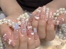 柘榴ネイル/持ち込み/新宿