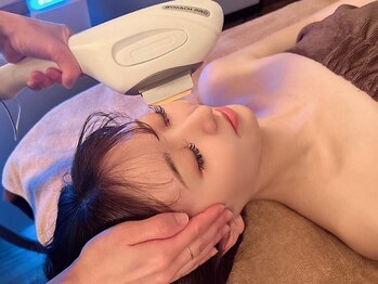 ウィズマツオカ 光の森店の写真/【結果重視】脱毛しながらフェイシャルエステのような美肌効果が得られると好評！透明感/キメ/毛穴ケアに◎