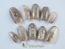 エリクサーネイル 長堀橋(Elixir Nail)/定額aシンプル/クーポン使用