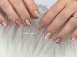 バレンタインネイル