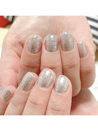 シルバーラメワンカラー