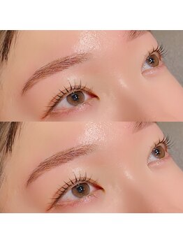 エルメ バイ クイーンズ(herme by QUEENS)/まつぱ+アイブロウスタイリング