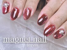 フェロン 小倉店(feron.)/クリスマス☆マグネットネイル