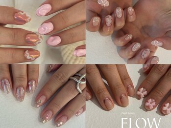 フロウネイル(Flow nail)の写真/【阿波座駅より徒歩5分の好立地◎】シンプル～トレンドデザインまでハイセンスなデザインを豊富にご用意！