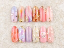 大人かわいいネイル♪