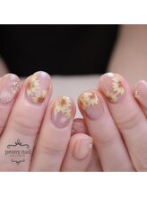 ピオニーネイル(peony nail)/ひまわり