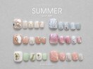 季節限定フットネイル¥7000