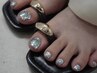 【平日限定】【オフ無料】【FOOT】煌めくフラッシュネイル -全100色- ￥5500 