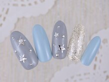シシ(SiSi)/#星ネイル　#ブルー