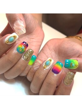 ネイルックバイナチュレルーム(Nailook by Nature Room)/サマーネイル☆
