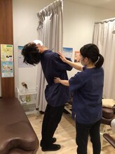 くまのみ整骨院 武蔵浦和院/前後しっかり確認します！