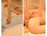 腰痛にも！【アロマオイルとストレッチ】50分深層リンパとストレッチ解し