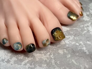 ジョアアンジェ 上本町店(joieange)の写真/カラー豊富！フットデザインも多数あり！マグネット,ミラー,フラッシュネイルも大人気★《上本町/半個室》