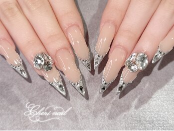 シェリ アンド コー(Cheri&Co.)の写真/【派手ネイル★】自然な長さだしで思わず見せたくなる高技術なネイル◎派手なネイルがお好みの方は当店へ♪