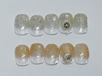 ユメノソラ 越谷店(yumeno空)/塗りかけデザイン ¥3900