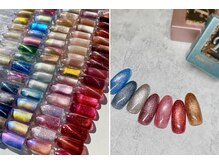 マグネットネイル150色以上♪豊富なカラーから選べるうる艶ネイル［横浜/横浜駅/長さだし］