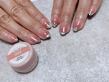 エヌエープラスネイル 葛西本店(Na+nail)/マオジェル&ガラスフレンチ