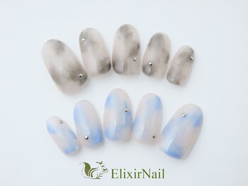 エリクサーネイル 神田(Elixir Nail)/シンプル/クーポン使用