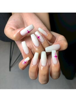 ビー 高槻(be)/ネイルアート/スキニーフレンチ