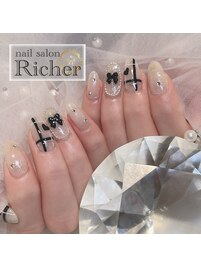 チェックネイル