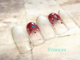 グラデーションにキラキラホロ☆