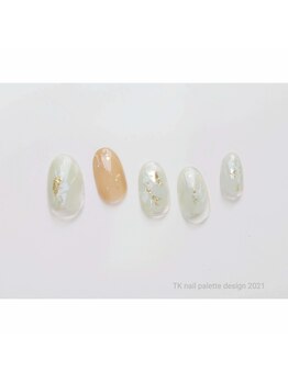 ティーケーネイルパレット/ぬりかけ デザインコースA