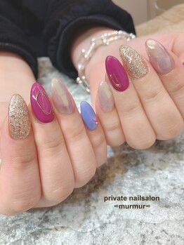 プライベート ネイルサロン マーマ(murmur)/キラキラデザイン