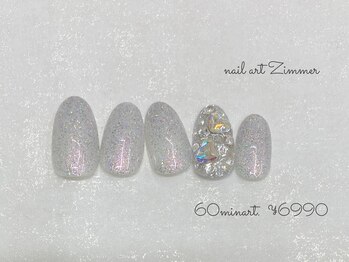 ネイルアート ジマー/60minart コース¥6990