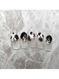 アニマル柄ネイル