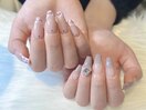 【キラキラレオパードネイル】