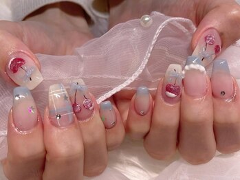 韓国デザイン/ワンホンネイル