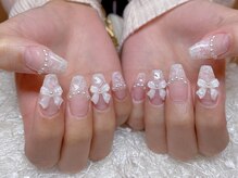 レアネイル 新宿(le'a nail)/レースフレンチネイル