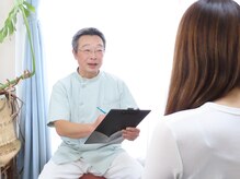 詳しくお体の状態をカウンセリングします。
