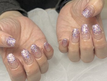 秋桜./ラメグラデーション