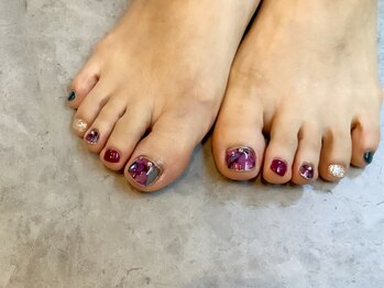 イデアル(ideal)/ジェルフット4本デザインアート