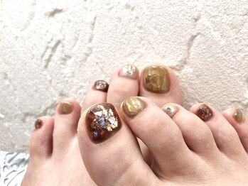 ミネルバネイル(MINERVA nail)/大人カラーフット♪