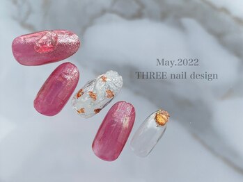 スリー(THREE)/May.2022/nail design