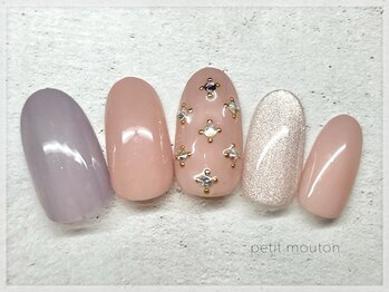 プチムトン 鶯谷店(petit mouton)/【ビジューネイル×マグネット】