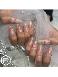 さくらんぼネイル