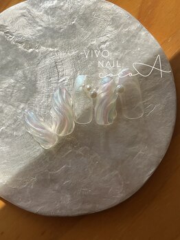 ココア(cocoA)/クリアウェーブネイル